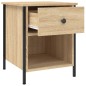 vidaXL Mesitas noche 2 uds madera ingeniería roble Sonoma 40x42x50 cm vidaXL Mesitas noche 2 uds madera ingeniería roble Sonoma 40x42x50 cm