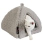 Jack and Vanilla Iglú para mascotas Shell gris 37x37x37 cm Jack and Vanilla Iglú para mascotas Shell gris 37x37x37 cm