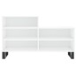 vidaXL Mueble zapatero madera contrachapada blanco brillo 102x36x60 cm vidaXL Mueble zapatero madera contrachapada blanco brillo 102x36x60 cm