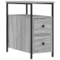 vidaXL Mesitas noche 2 uds madera ingeniería gris Sonoma 30x60x60 cm vidaXL Mesitas noche 2 uds madera ingeniería gris Sonoma 30x60x60 cm