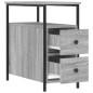 vidaXL Mesitas noche 2 uds madera ingeniería gris Sonoma 30x60x60 cm vidaXL Mesitas noche 2 uds madera ingeniería gris Sonoma 30x60x60 cm