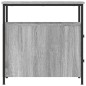 vidaXL Mesitas noche 2 uds madera ingeniería gris Sonoma 30x60x60 cm vidaXL Mesitas noche 2 uds madera ingeniería gris Sonoma 30x60x60 cm
