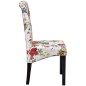 vidaXL Sillas de comedor 2 unidades tela multicolor vidaXL Sillas de comedor 2 unidades tela multicolor