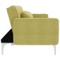 vidaXL Sofá cama de tela verde vidaXL Sofá cama de tela verde