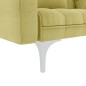 vidaXL Sofá cama de tela verde vidaXL Sofá cama de tela verde