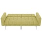vidaXL Sofá cama de tela verde vidaXL Sofá cama de tela verde