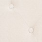 vidaXL Sofá de 3 plazas de tela color blanco crema vidaXL Sofá de 3 plazas de tela color blanco crema