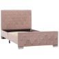 vidaXL Estructura de cama de terciopelo rosa 90x200 cm vidaXL Estructura de cama de terciopelo rosa 90x200 cm