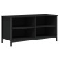 vidaXL Mueble para TV madera contrachapada negro 100x40x50 cm vidaXL Mueble para TV madera contrachapada negro 100x40x50 cm
