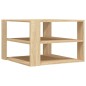 vidaXL Mesa de centro madera de ingeniería roble Sonoma 59,5x59,5x40cm vidaXL Mesa de centro madera de ingeniería roble Sonoma 59,5x59,5x40cm