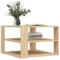 vidaXL Mesa de centro madera de ingeniería roble Sonoma 59,5x59,5x40cm vidaXL Mesa de centro madera de ingeniería roble Sonoma 59,5x59,5x40cm