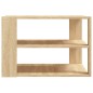 vidaXL Mesa de centro madera de ingeniería roble Sonoma 59,5x59,5x40cm vidaXL Mesa de centro madera de ingeniería roble Sonoma 59,5x59,5x40cm