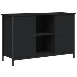 vidaXL Mueble de TV madera de ingeniería negro 100x35x65 cm