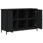 vidaXL Mueble de TV madera de ingeniería negro 100x35x65 cm