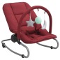 vidaXL Hamaca mecedora para bebés de acero rojo vidaXL Hamaca mecedora para bebés de acero rojo
