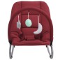vidaXL Hamaca mecedora para bebés de acero rojo vidaXL Hamaca mecedora para bebés de acero rojo