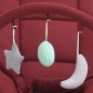 vidaXL Hamaca mecedora para bebés de acero rojo vidaXL Hamaca mecedora para bebés de acero rojo