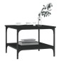 vidaXL Mesa de centro madera de ingeniería negro 55x55x40 cm vidaXL Mesa de centro madera de ingeniería negro 55x55x40 cm