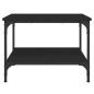 vidaXL Mesa de centro madera de ingeniería negro 55x55x40 cm vidaXL Mesa de centro madera de ingeniería negro 55x55x40 cm
