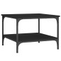 vidaXL Mesa de centro madera de ingeniería negro 55x55x40 cm vidaXL Mesa de centro madera de ingeniería negro 55x55x40 cm