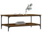 vidaXL Mesa de centro madera de ingeniería roble ahumado 100x55x40 cm vidaXL Mesa de centro madera de ingeniería roble ahumado 100x55x40 cm