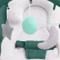 vidaXL Hamaca mecedora para bebés de acero verde vidaXL Hamaca mecedora para bebés de acero verde