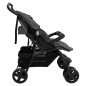 vidaXL Carrito para gemelos de acero gris oscuro vidaXL Carrito para gemelos de acero gris oscuro