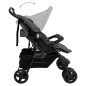 vidaXL Carrito para gemelos de acero gris oscuro vidaXL Carrito para gemelos de acero gris oscuro