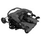 vidaXL Carrito para gemelos de acero gris oscuro vidaXL Carrito para gemelos de acero gris oscuro