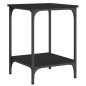 vidaXL Mesa de centro madera de ingeniería negro 40x40x55 cm vidaXL Mesa de centro madera de ingeniería negro 40x40x55 cm
