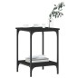 vidaXL Mesa de centro madera de ingeniería negro 40x40x55 cm vidaXL Mesa de centro madera de ingeniería negro 40x40x55 cm
