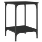 vidaXL Mesa de centro madera de ingeniería negro 40x40x55 cm vidaXL Mesa de centro madera de ingeniería negro 40x40x55 cm