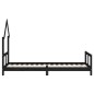 vidaXL Estructura de cama para niños madera de pino negro 80x200 cm vidaXL Estructura de cama para niños madera de pino negro 80x200 cm