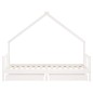 vidaXL Estructura cama infantil y cajones madera pino blanco 90x190 cm