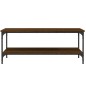 vidaXL Mesa de centro madera de ingeniería marrón roble 100x55x40 cm vidaXL Mesa de centro madera de ingeniería marrón roble 100x55x40 cm