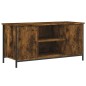 vidaXL Mueble para TV madera contrachapada roble ahumado 100x40x50 cm vidaXL Mueble para TV madera contrachapada roble ahumado 100x40x50 cm
