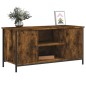 vidaXL Mueble para TV madera contrachapada roble ahumado 100x40x50 cm vidaXL Mueble para TV madera contrachapada roble ahumado 100x40x50 cm