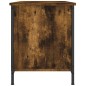 vidaXL Mueble para TV madera contrachapada roble ahumado 100x40x50 cm vidaXL Mueble para TV madera contrachapada roble ahumado 100x40x50 cm