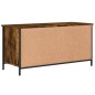 vidaXL Mueble para TV madera contrachapada roble ahumado 100x40x50 cm vidaXL Mueble para TV madera contrachapada roble ahumado 100x40x50 cm