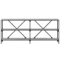 vidaXL Mesa consola hierro y madera ingeniería gris Sonoma 180x30x75cm vidaXL Mesa consola hierro y madera ingeniería gris Sonoma 180x30x75cm