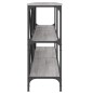 vidaXL Mesa consola hierro y madera ingeniería gris Sonoma 180x30x75cm vidaXL Mesa consola hierro y madera ingeniería gris Sonoma 180x30x75cm