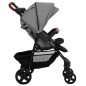 vidaXL Carrito de bebés 3 en 1 de acero gris claro vidaXL Carrito de bebés 3 en 1 de acero gris claro