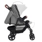 vidaXL Carrito de bebés 3 en 1 de acero gris claro vidaXL Carrito de bebés 3 en 1 de acero gris claro