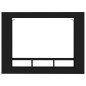 vidaXL Mueble para TV madera de ingeniería negro 152x22x113 cm vidaXL Mueble para TV madera de ingeniería negro 152x22x113 cm