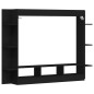 vidaXL Mueble para TV madera de ingeniería negro 152x22x113 cm vidaXL Mueble para TV madera de ingeniería negro 152x22x113 cm
