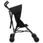 vidaXL Silla de paseo de bebé acero antracita y negro vidaXL Silla de paseo de bebé acero antracita y negro