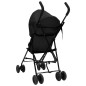 vidaXL Silla de paseo de bebé acero antracita y negro vidaXL Silla de paseo de bebé acero antracita y negro