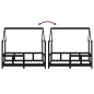 vidaXL Estructura de cama para niños madera de pino negro 70x140 cm vidaXL Estructura de cama para niños madera de pino negro 70x140 cm