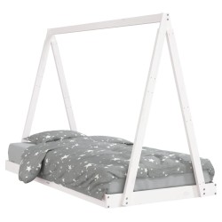 vidaXL Estructura de cama para niños madera de pino blanco 90x190 cm
