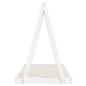 vidaXL Estructura de cama para niños madera de pino blanco 90x190 cm